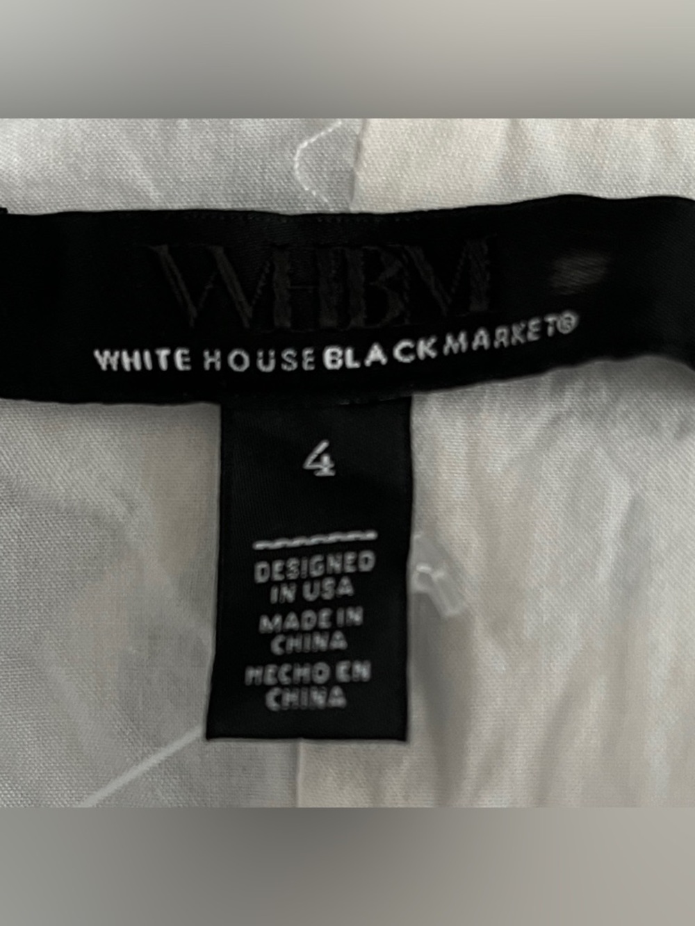 White House Black Market 🆕 White & Blue Floral Maxi Dress size 4 - Picture 10 of 13